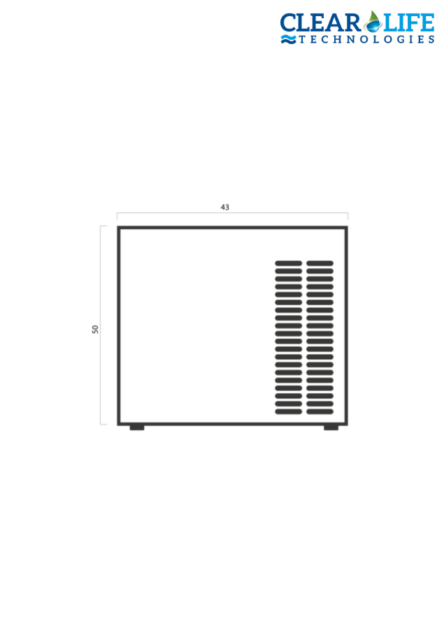 Refrigeratore acqua con Filtrazione 120Lt/h. Sottobanco – 3 vie, Liscia, Gassata e Fredda (Accessori da acquistare separatamente) COD: CL-330470