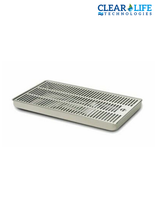 Raccogligocce per colonnine INOX – 305 x 187 x 25 mm. COD: CL-330375