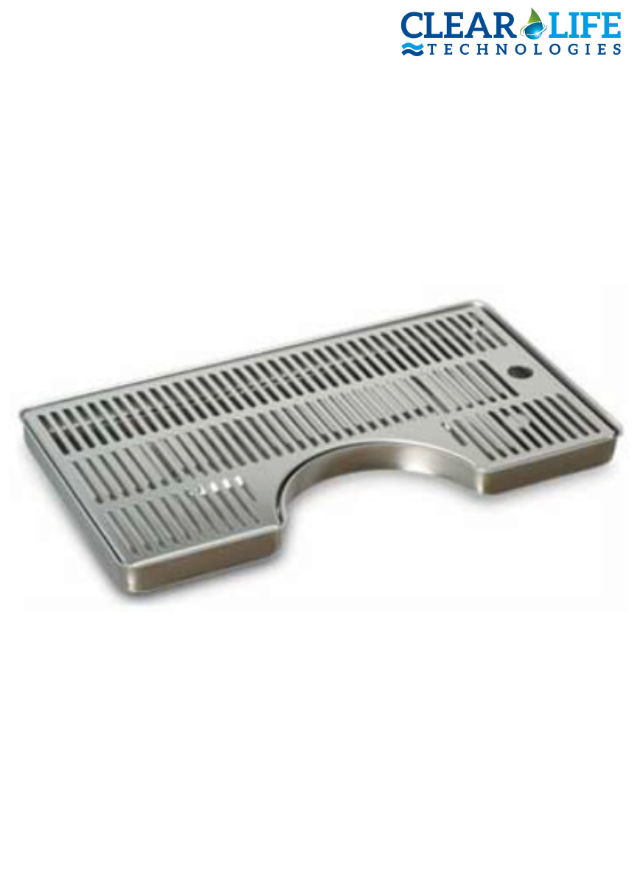 Raccogligocce raggiato per colonnine INOX – 400 x 220 x Ø 130mm. COD: CL-330797